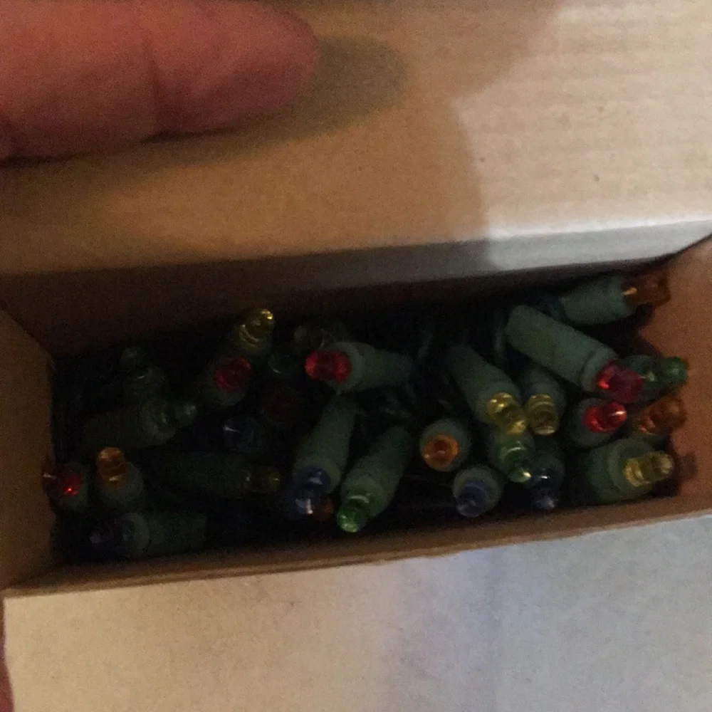 Merry brite 4 boxes of 60 led Lights NIB multi colored